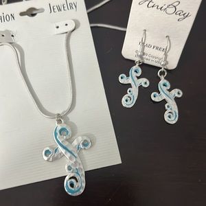 Boutique earrings and necklace